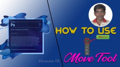 How to Use move tool in Photoshop CS6 in Tamil| Anandan RB 2019|