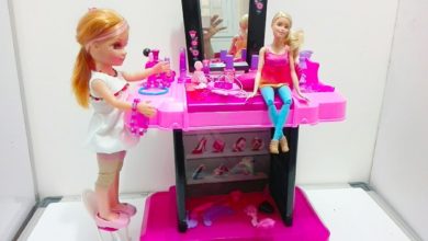 مكياج وتسريحة العاب باربى - العاب بنات - Barbie girl make up