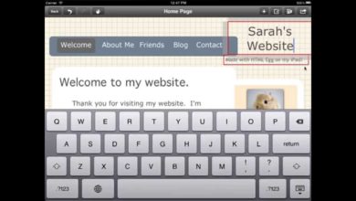 Create a web page on the iPad with HTML Egg