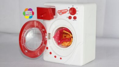 لعبة الغسالة الحقيقية للبنات والاولاد العاب الاطفال real washing machine toy game