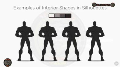 9 - درس Interior Shapes من كورس أساسيات تصميم شخصيات الألعاب بالفوتوشوب