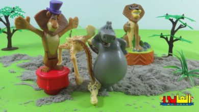 لعبة اسد مدغشقر وأصدقائه جلوريا ومارتى للأطفال ألعاب حيوانات الغابة للأولاد والبنات