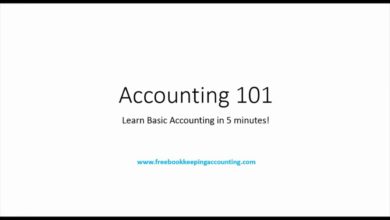 Accounting 101: Learn Basic Accounting in 7 Minutes!