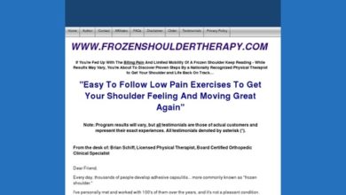 Proven treatment for frozen shoulders, shoulder pain & stiffness - FROZENSHOULDERTHERAPY.COM
