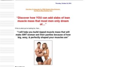 Build Muscle Mass, Weight Lifting Routines, Free Workout and Diet Tips.