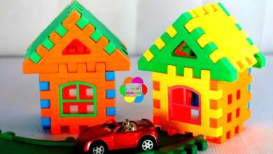 لعبة مدينة المكعبات اجمل العاب الاطفال للاولاد والبنات Colored Blocks City toy games