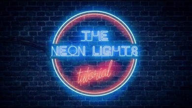 Realistic Neon Light Effect in Photoshop