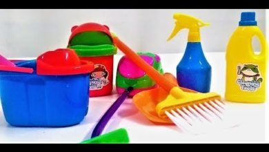 لعبة أدوات النظافة المنزلية للأطفال : العاب أطفال : العاب بنات و أولاد : العاب عبير