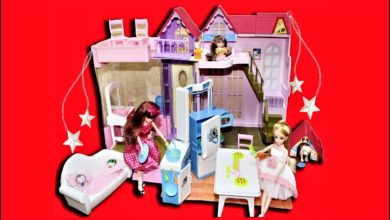 dream villa of Lelia doll : villa , furniture and kitchen toys for kids