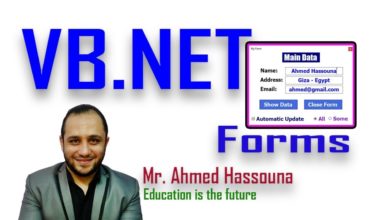 Learn Visual Basic in Arabic #81 - فيجوال بيسك | #81 VB NET البداية مع الشاشات Introduction To Forms