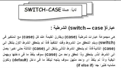 15 شرح جملة Switch - Case في البرمجة بلغة سي++