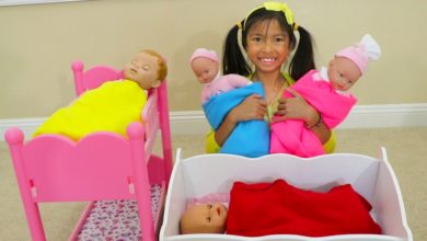 Wendy Pretend Play Baby Bedtime w/ Cute Girl Baby Dolls Toys