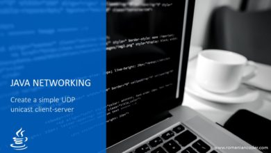 Create a simple UDP client-server in Java