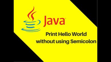 5.4 Java Trick | Print Hello World without using Semicolon