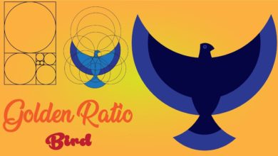 How to Create Bird With Golden Ratio | Illustartor Tutorial | Adobe Illustrator CC
