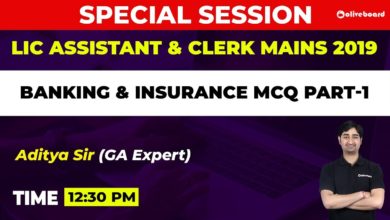 Banking and Insurance MCQ Part-1 | LIC Assistant and Clerk Mains | Special Session