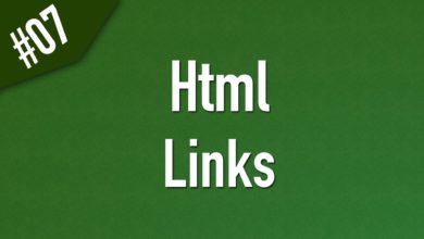 Learn Html in Arabic #07 - Anchor Link [ a ]