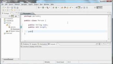How to create a Java class in Eclipse : javavids