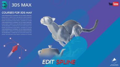 3dmax edit spline