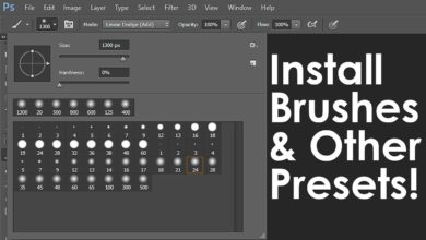 Photoshop Tutorial: How to Download & Install New Brushes & other Presets