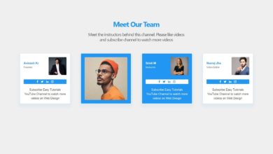 How To Make A Team Section On website Using HTML And CSS | Website Design Tutorial