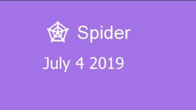 Microsoft Solitaire Collection - Spider - July 4 2019