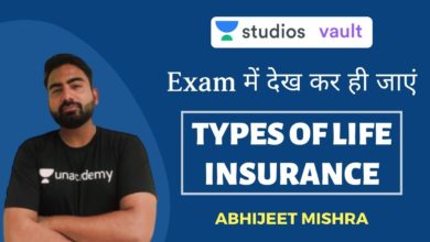 Types of Life Insurance | LIC Exam | Abhijeet Mishra