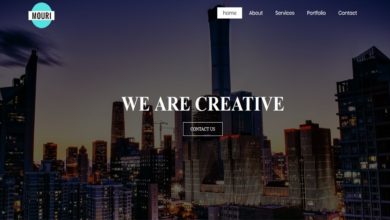 How to Create a Website using HTML and CSS | Homepage Design
