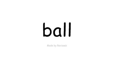 تعلم اللغة الإنجليزية   الكرة