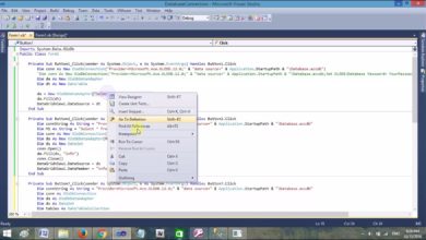 الدرس الاول- vb.net : ربط الفيجوال بيسك مع قواعد البيانات (SQL , Access) وعرضها في Datagridview