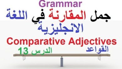 Comparative Adjectives in English