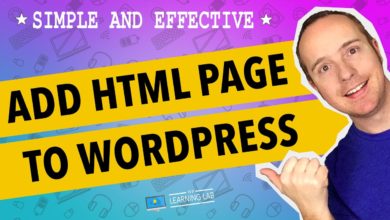 How to add an HTML page to WordPress - And Get Free LeadPage HTML Templates