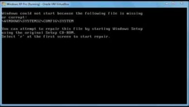 WindowsSystem32ConfigSystem missing or corrupt fix