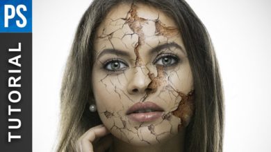 How to Create Realistic Cracked Skin using Photoshop