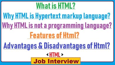 1. What is Html? Why Html is Hypertext Markup Language & Why Html is Not a Programming Language?