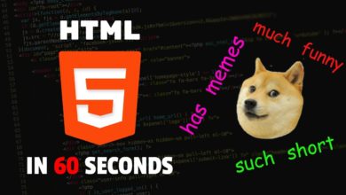 HTML explained in 60 seconds