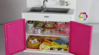 لعبة اصغر مطبخ حقيقى للاطفال العاب الطبخ للبنات والاولاد Real Miniature Kitchen toy game