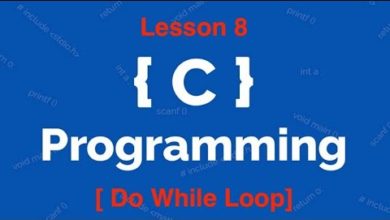 C programming Lesson 8 { Do While Loop } شرح برمجه لغه سي الدرس الثامن