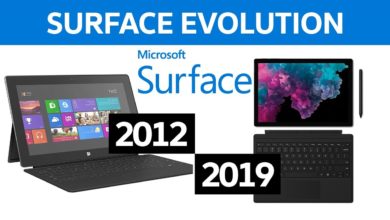 Microsoft Surface Evolution [2012-2019]