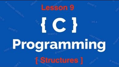 C programming Lesson 9 { Structures } شرح برمجه لغه سي الدرس التاسع