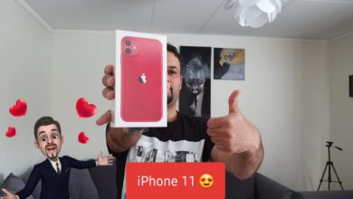 فتح صندوق ايفون 11 الأحمر iPhone 11 Red unboxing