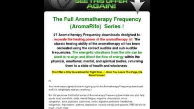 Aromatherapy Frequencies One Time Offer
