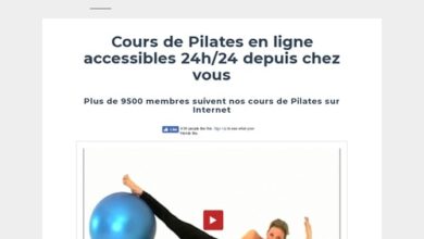 Cours de Pilates en ligne